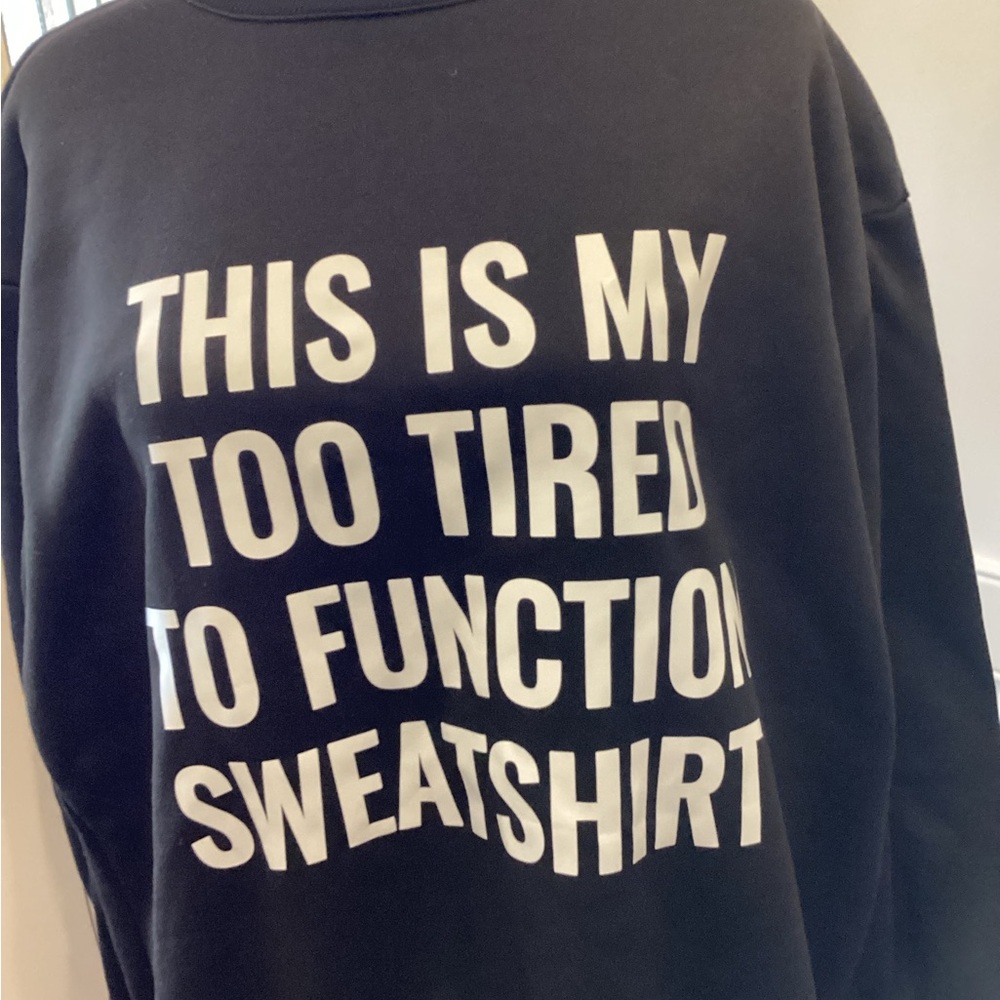 Black Graphic Sweatshirt